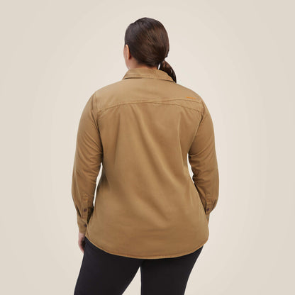 Rebar Washed Twill Work Shirt Women | Ariat discount