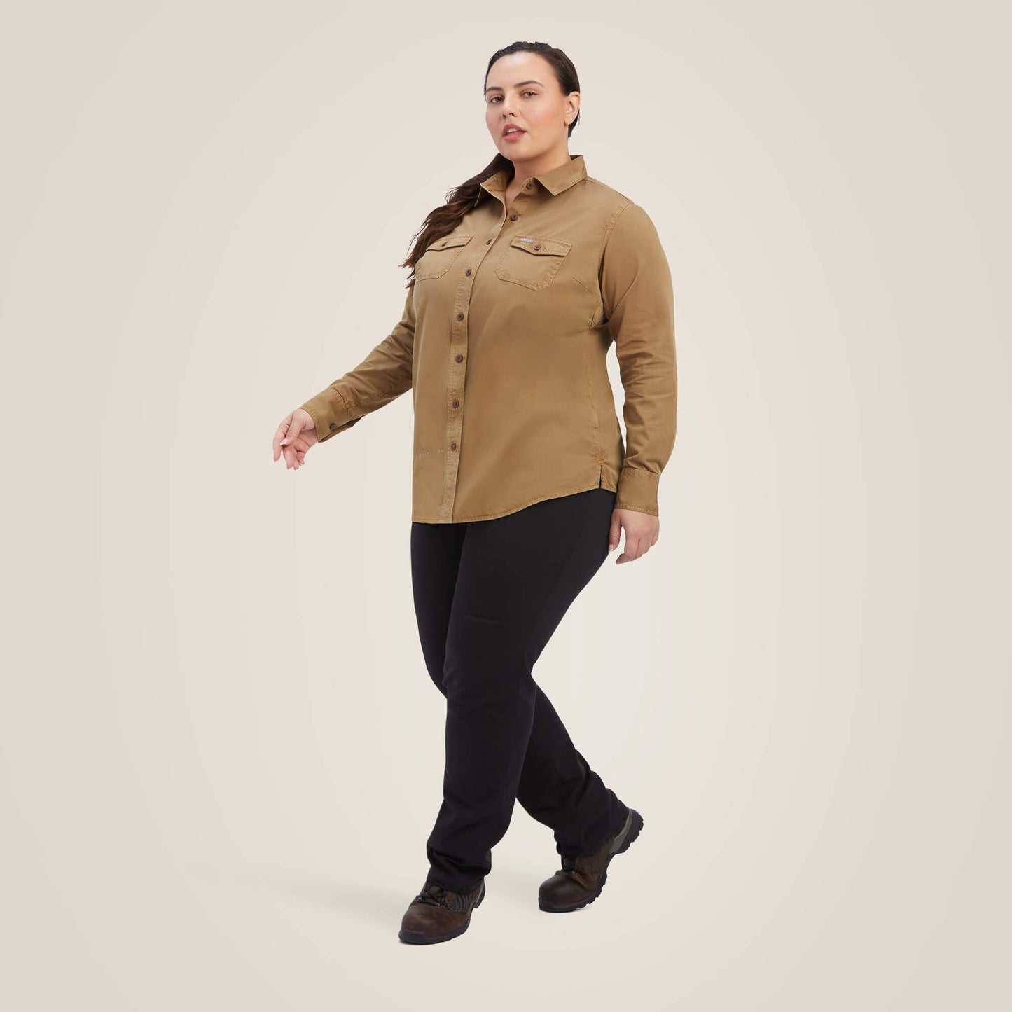 Rebar Washed Twill Work Shirt Women | Ariat discount