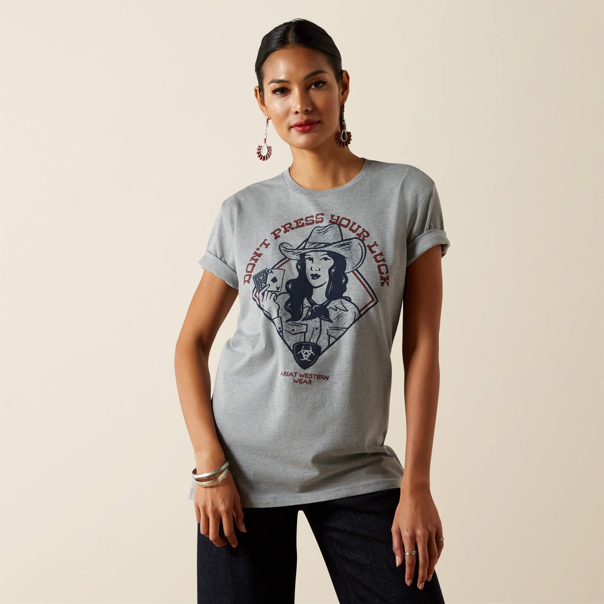 Ariat Don't Press Your Luck T-Shirt Women | Ariat discount