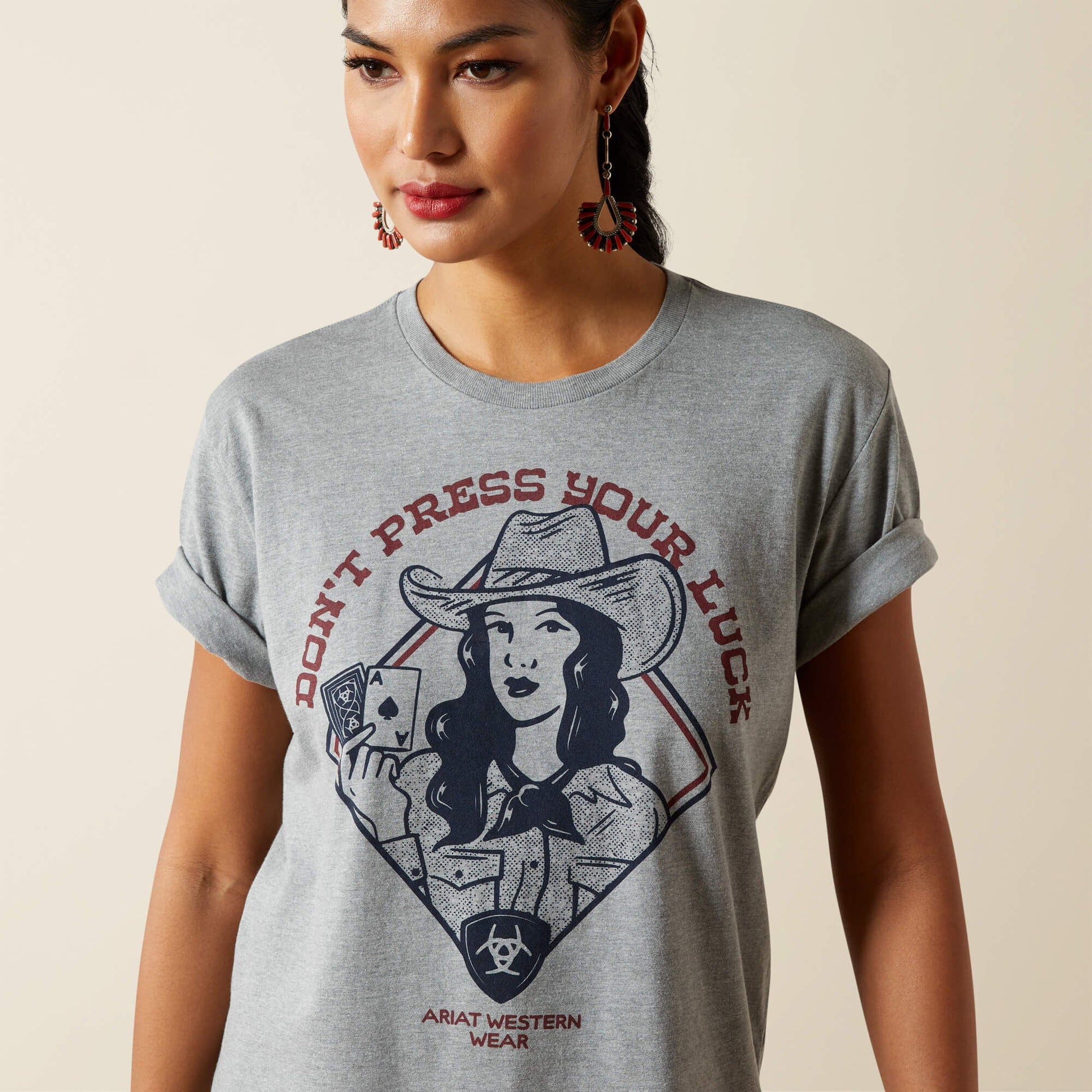 Ariat Don't Press Your Luck T-Shirt Women | Ariat discount