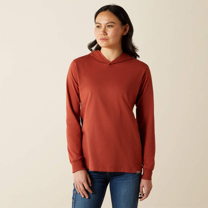 Rebar Cotton Strong Hooded T-Shirt Women | Ariat on sale