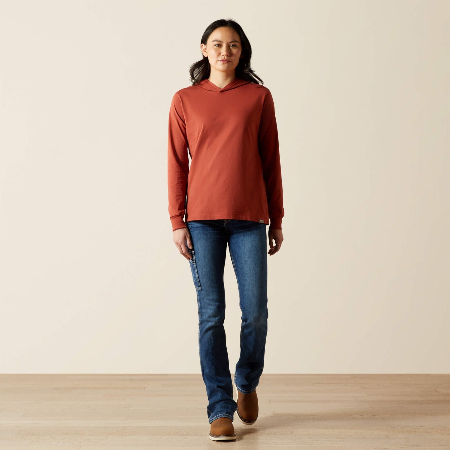 Rebar Cotton Strong Hooded T-Shirt Women | Ariat on sale