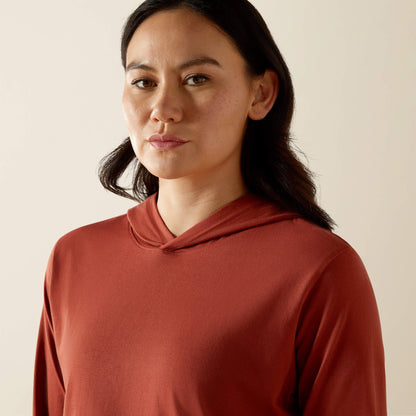 Rebar Cotton Strong Hooded T-Shirt Women | Ariat on sale