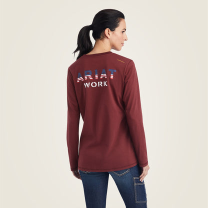 Rebar Workman USA Logo T-Shirt Women | Ariat discount