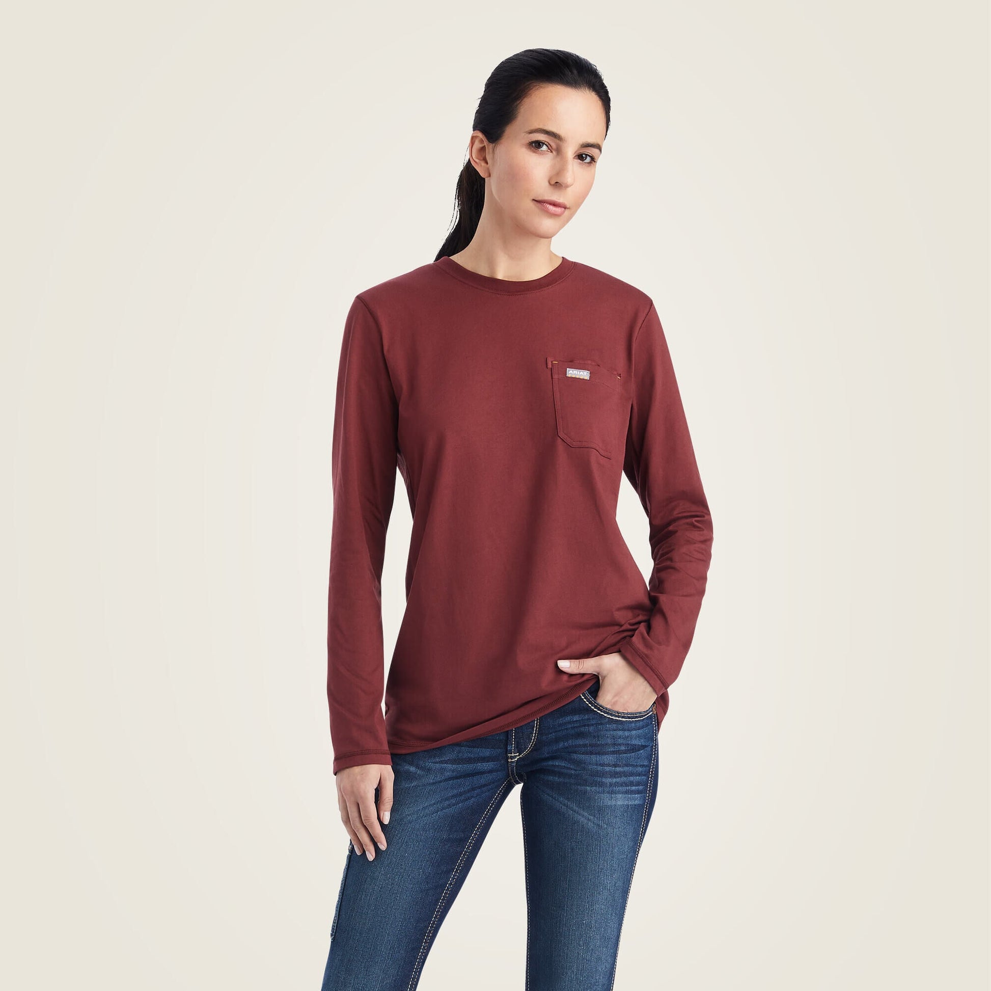 Rebar Workman USA Logo T-Shirt Women | Ariat discount