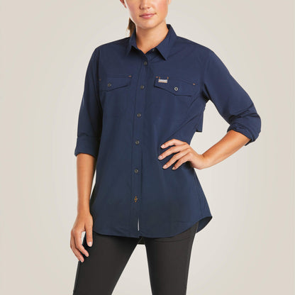 Rebar Made Tough VentTEK DuraStretch Work Shirt Women | Ariat outlet