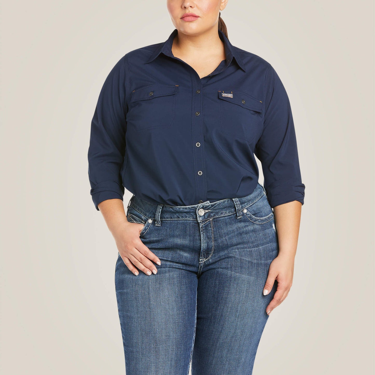 Rebar Made Tough VentTEK DuraStretch Work Shirt Women | Ariat outlet