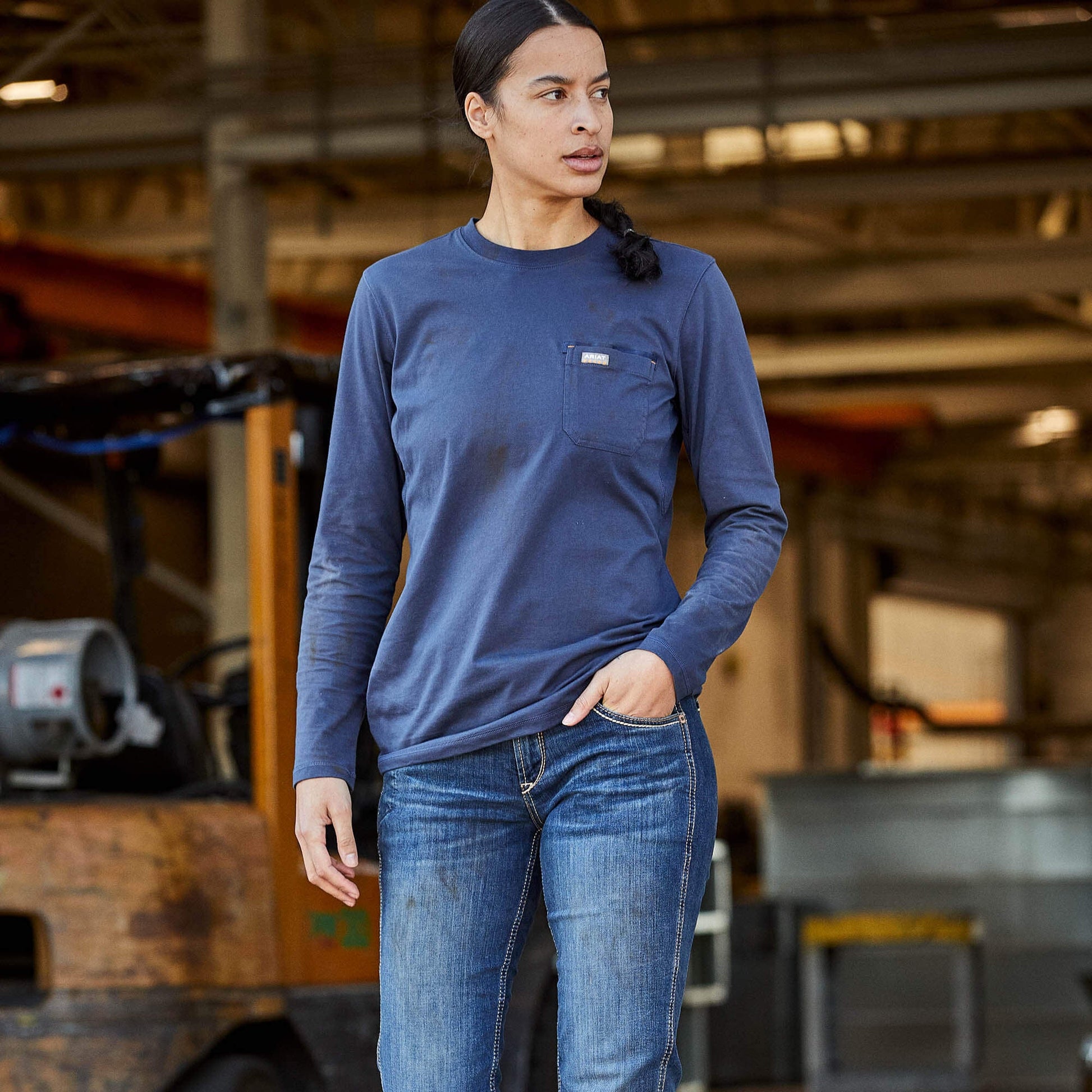 Rebar Workman USA Logo T-Shirt Women | Ariat on sale