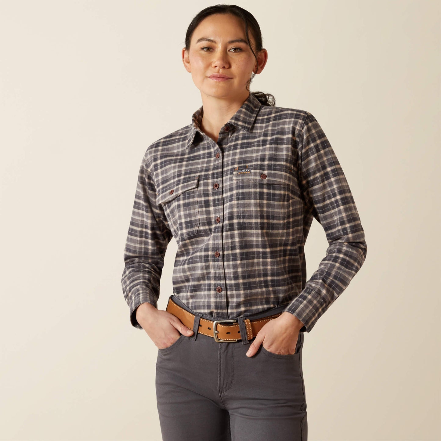 Rebar Flannel DuraStretch Work Shirt Women | Ariat online shop
