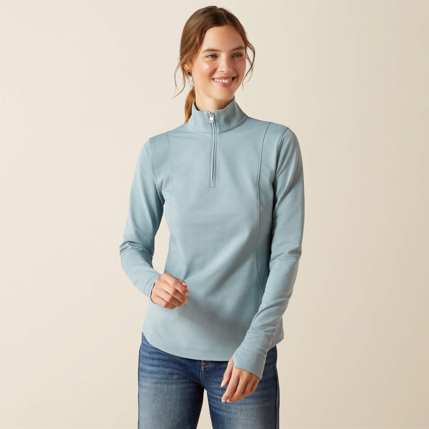 Gridwork 2.0 1/4 Zip Baselayer Women | Ariat on sale