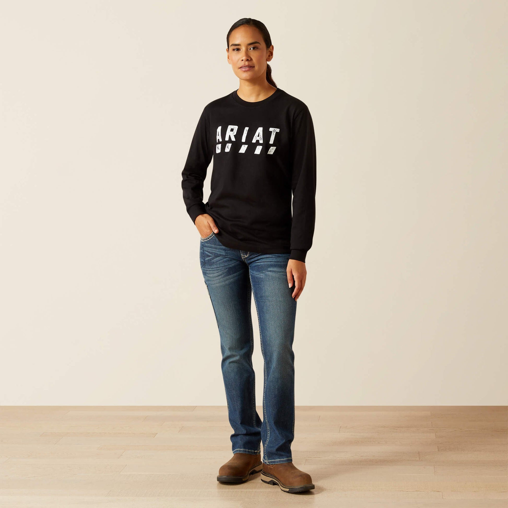 Rebar Cotton Strong Logo T-Shirt Women | Ariat online