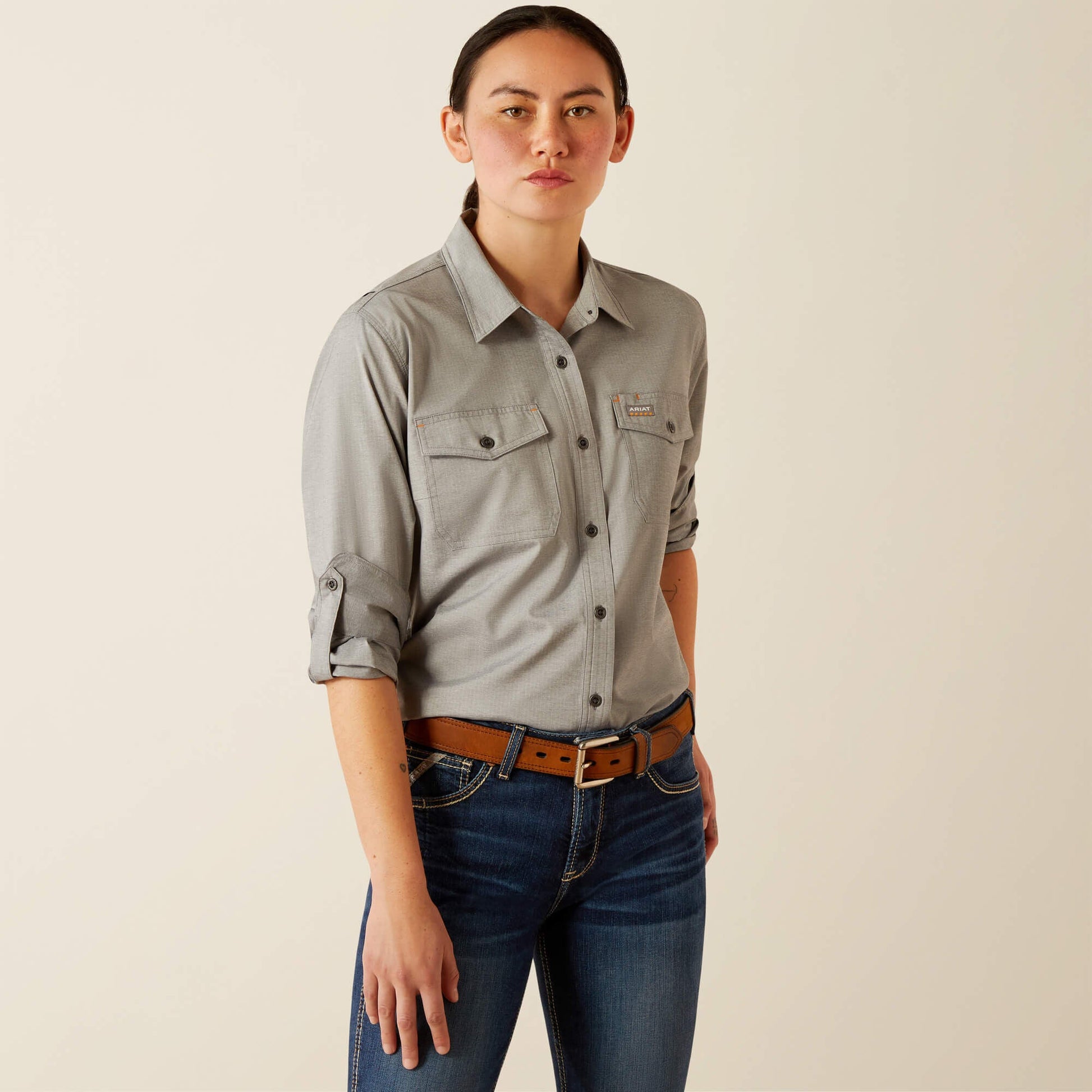 Rebar Made Tough VentTEK DuraStretch Work Shirt Women | Ariat sale