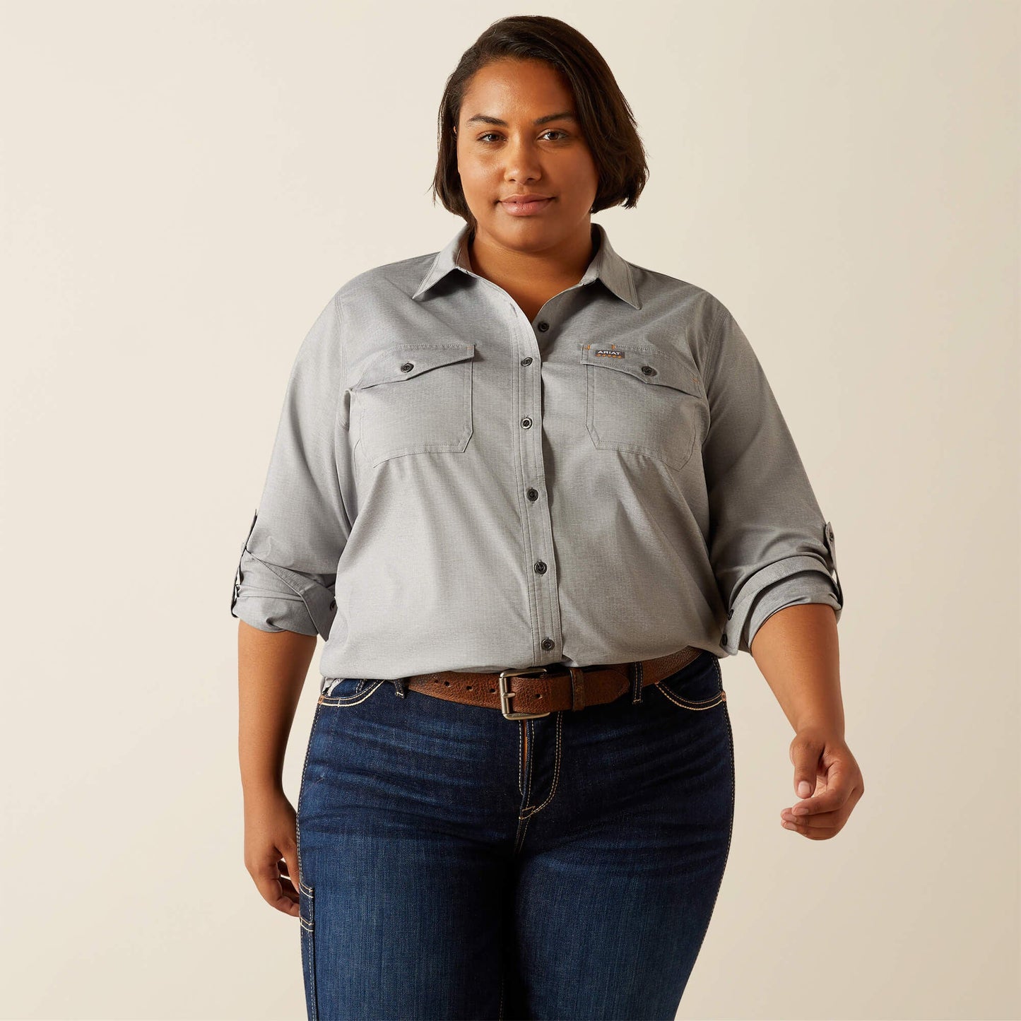 Rebar Made Tough VentTEK DuraStretch Work Shirt Women | Ariat sale