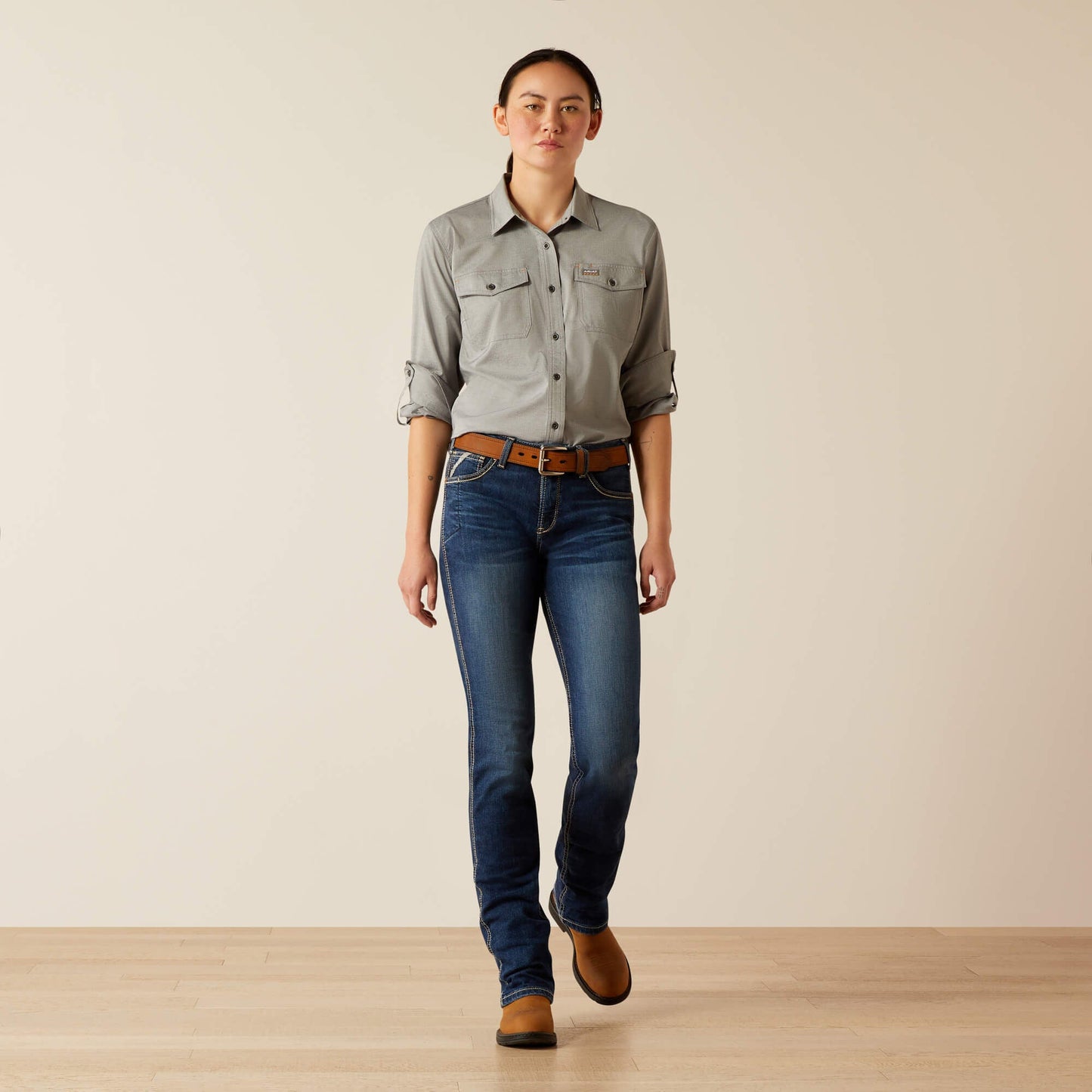 Rebar Made Tough VentTEK DuraStretch Work Shirt Women | Ariat sale