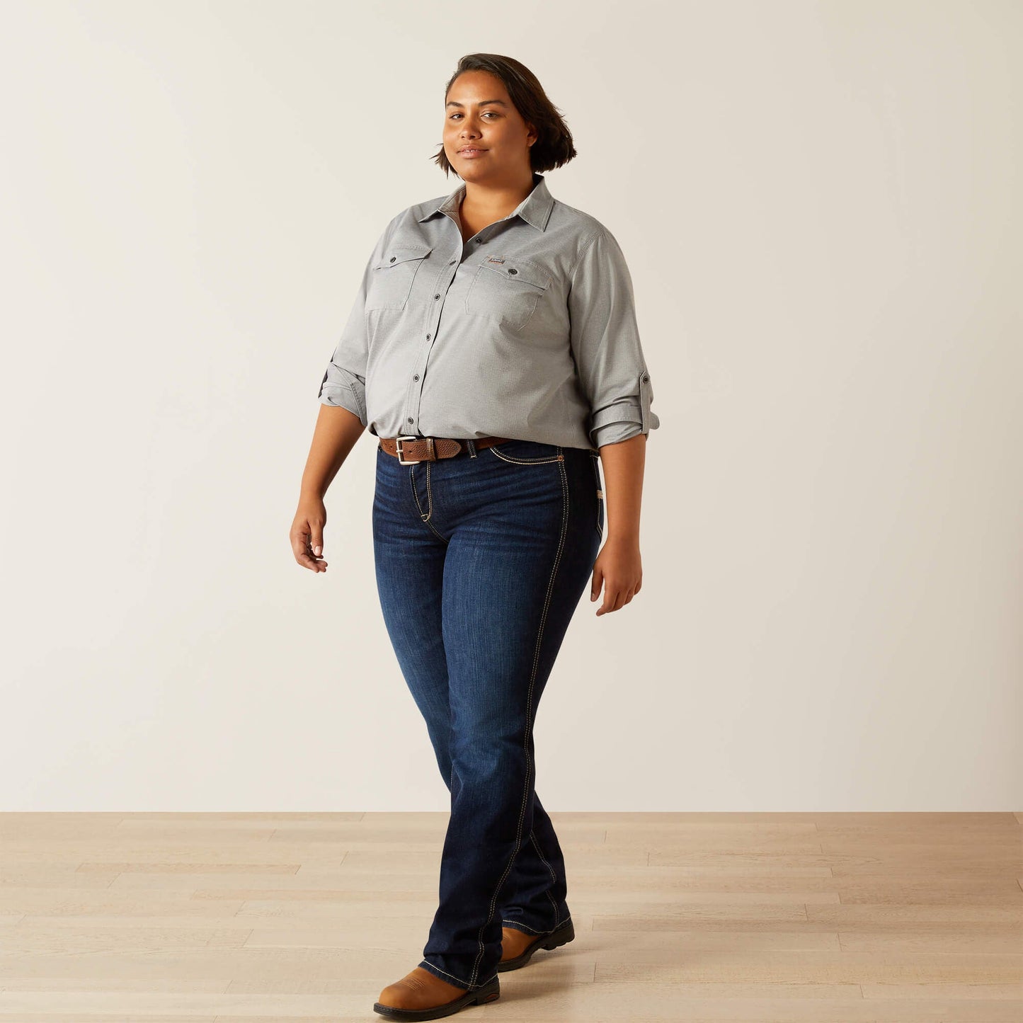 Rebar Made Tough VentTEK DuraStretch Work Shirt Women | Ariat sale