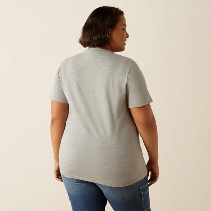 Rebar Cotton Strong Standard V-Neck T-Shirt Women | Ariat discount