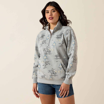 Sapphire 1/2 Zip Sweatshirt Women | Ariat discount