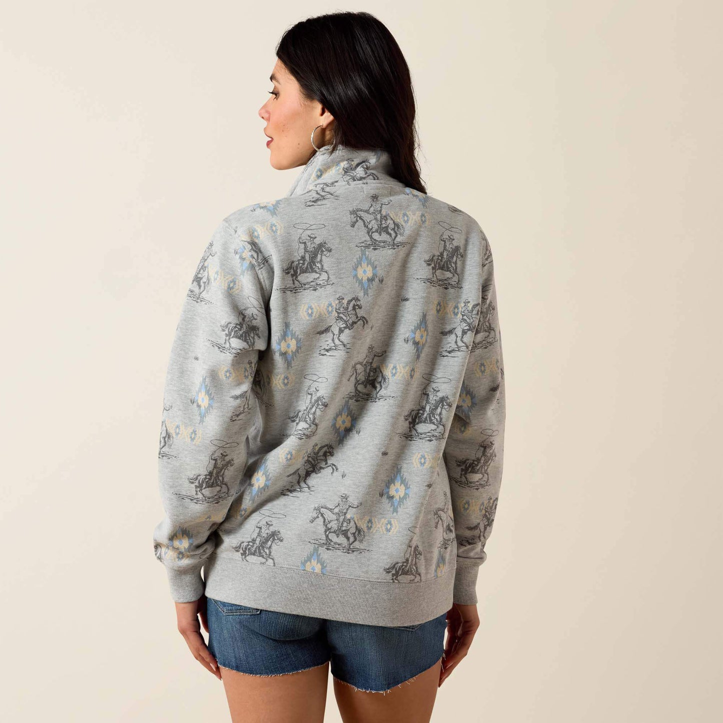 Sapphire 1/2 Zip Sweatshirt Women | Ariat discount