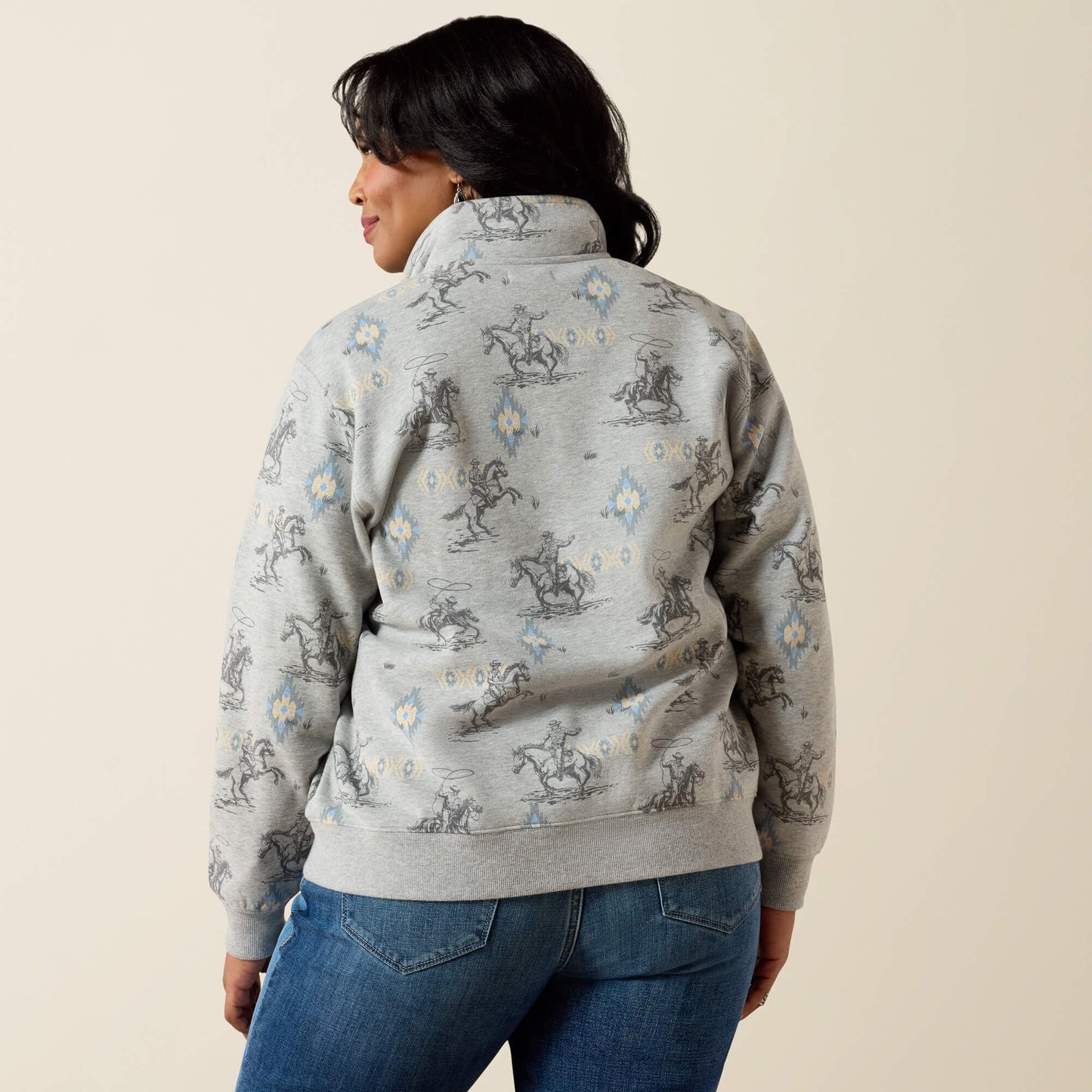 Sapphire 1/2 Zip Sweatshirt Women | Ariat discount