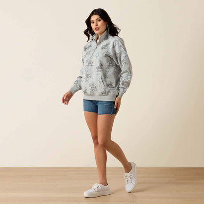 Sapphire 1/2 Zip Sweatshirt Women | Ariat discount
