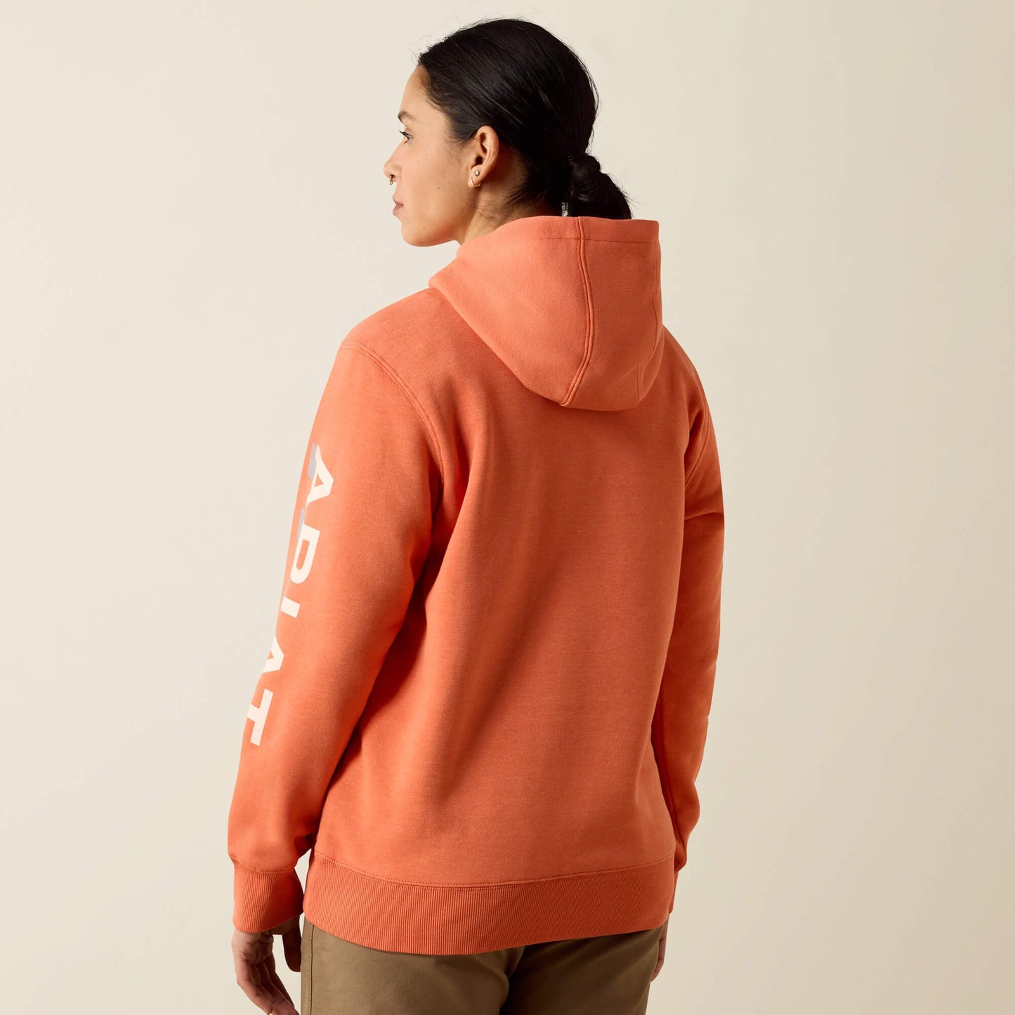 Rebar Lightweight Logo 1/2 Zip Hoodie Women | Ariat outlet