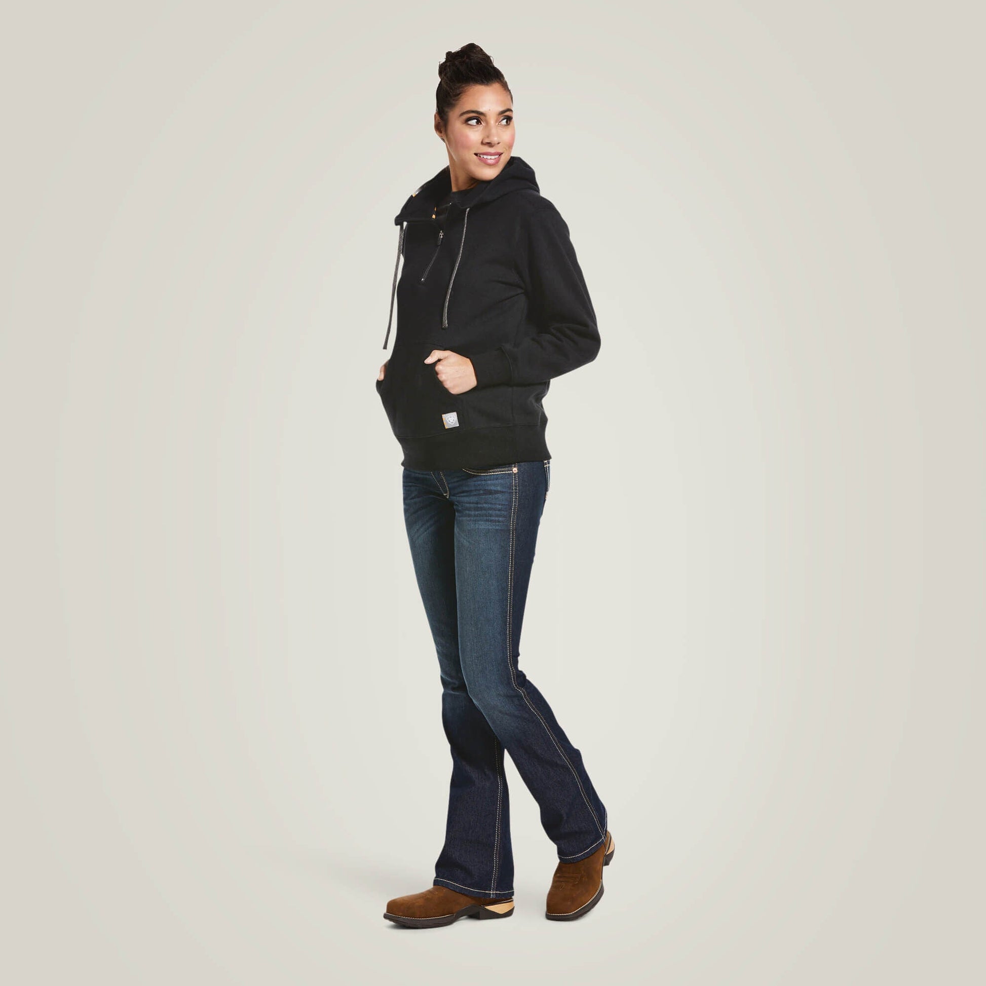 Rebar Skill Set 1/2 Zip Hoodie Women | Ariat sale