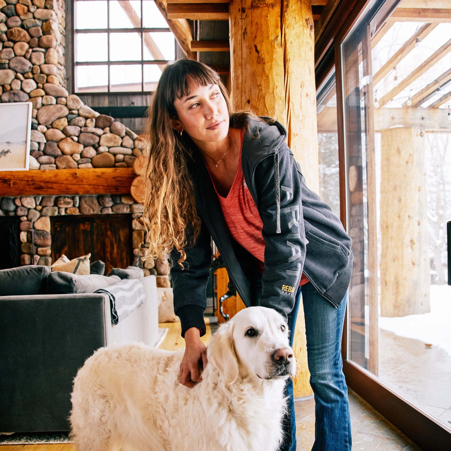 Rebar All-Weather Full Zip Hoodie Women | Ariat outlet