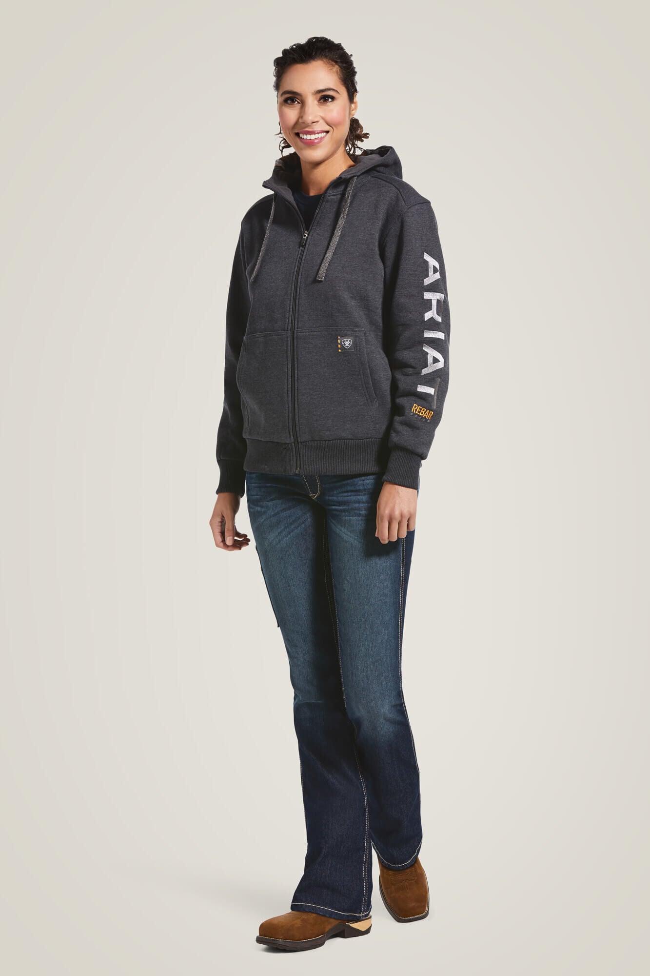 Rebar All-Weather Full Zip Hoodie Women | Ariat outlet