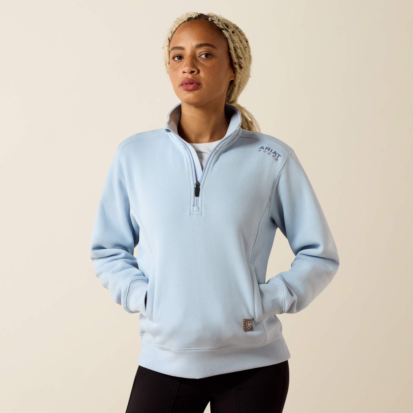Rebar Lightweight Mock 1/2 Zip Sweatshirt Women | Ariat online shop
