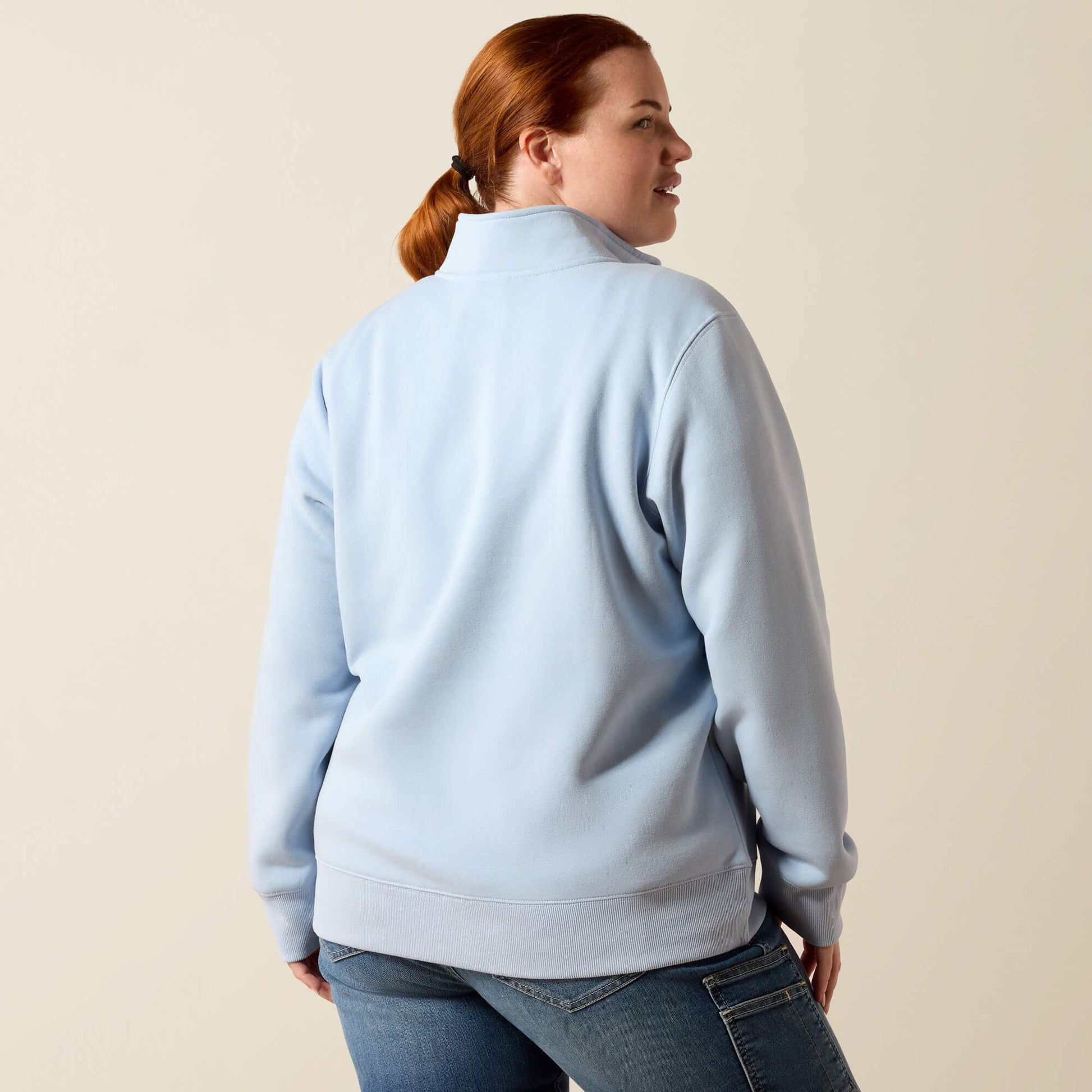 Rebar Lightweight Mock 1/2 Zip Sweatshirt Women | Ariat online shop