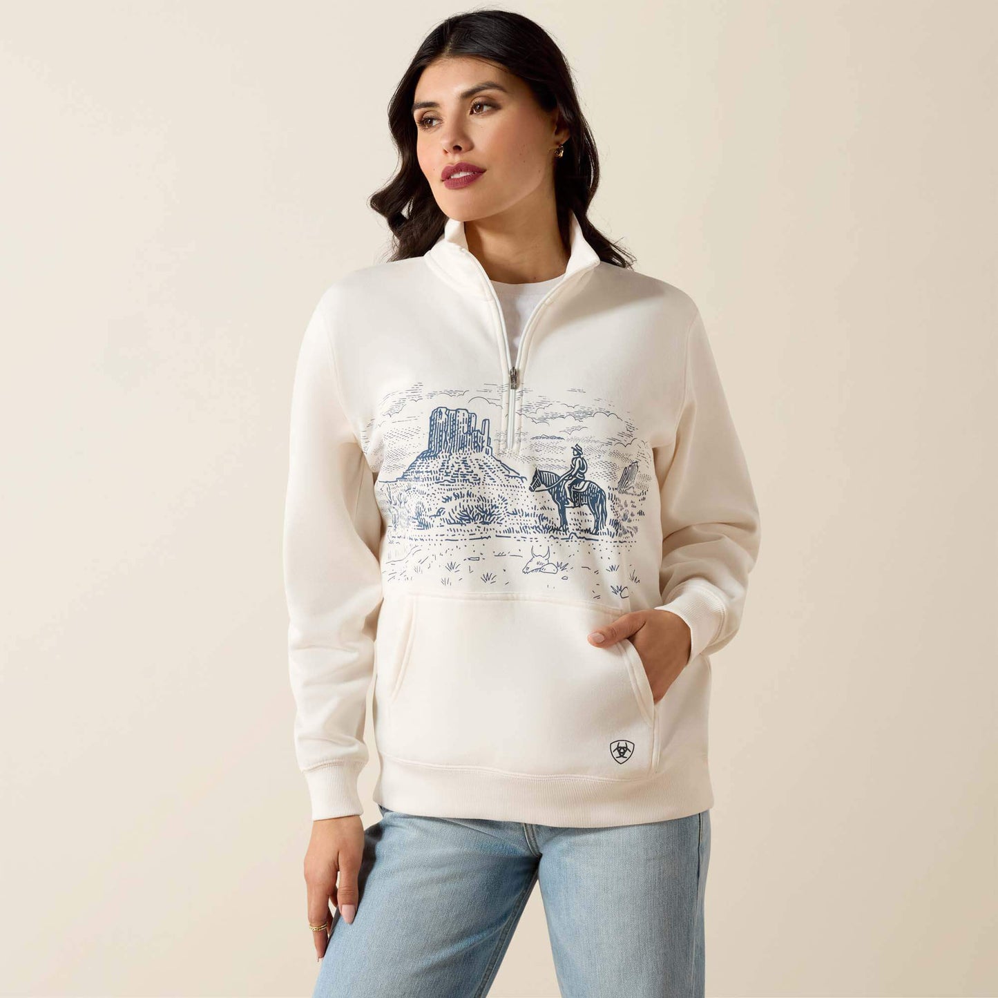 Traveler 1/2 Zip Sweatshirt Women | Ariat for sale