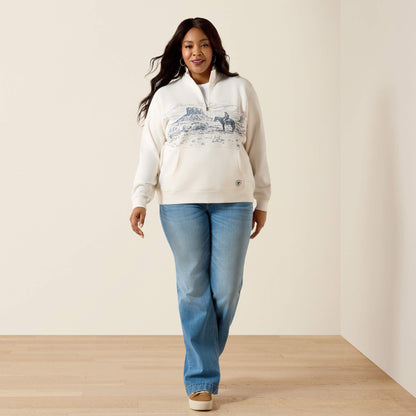 Traveler 1/2 Zip Sweatshirt Women | Ariat for sale