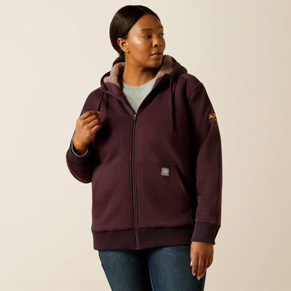Rebar All-Weather Sherpa Full Zip Hoodie Women | Ariat outlet