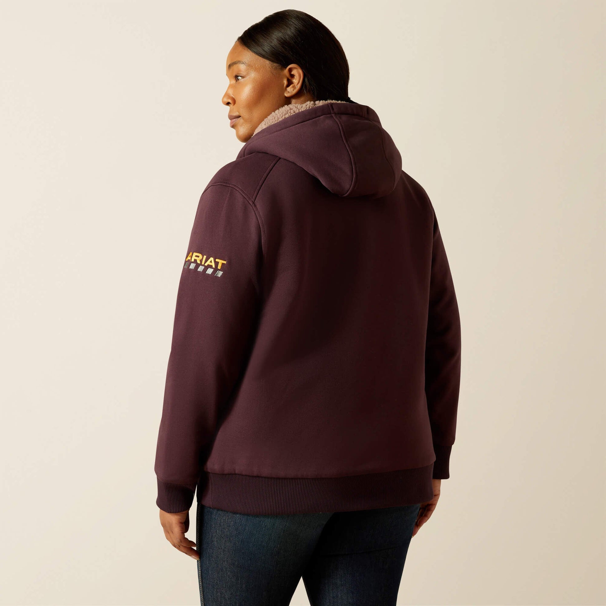Rebar All-Weather Sherpa Full Zip Hoodie Women | Ariat outlet