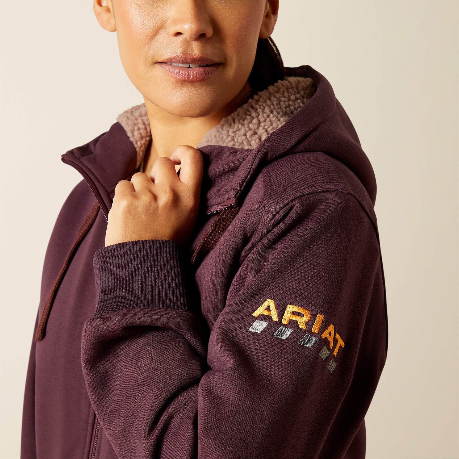 Rebar All-Weather Sherpa Full Zip Hoodie Women | Ariat outlet