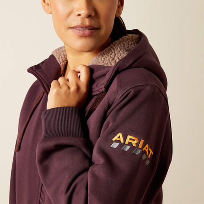 Rebar All-Weather Sherpa Full Zip Hoodie Women | Ariat outlet