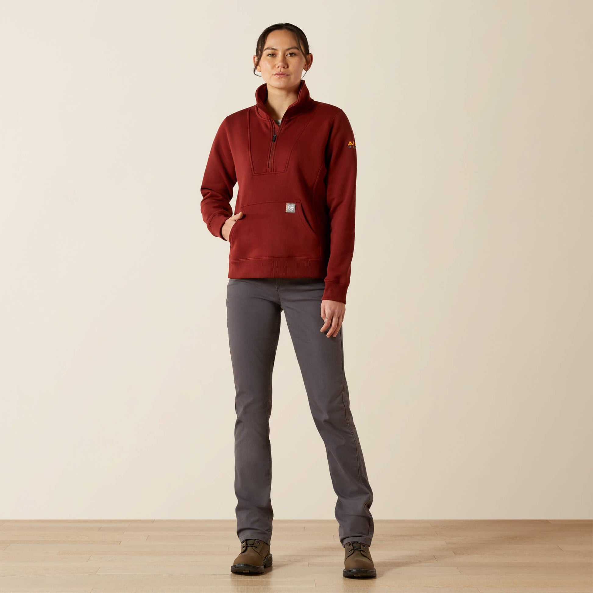 Rebar Traverse Funnel Neck Sweatshirt Women | Ariat sale