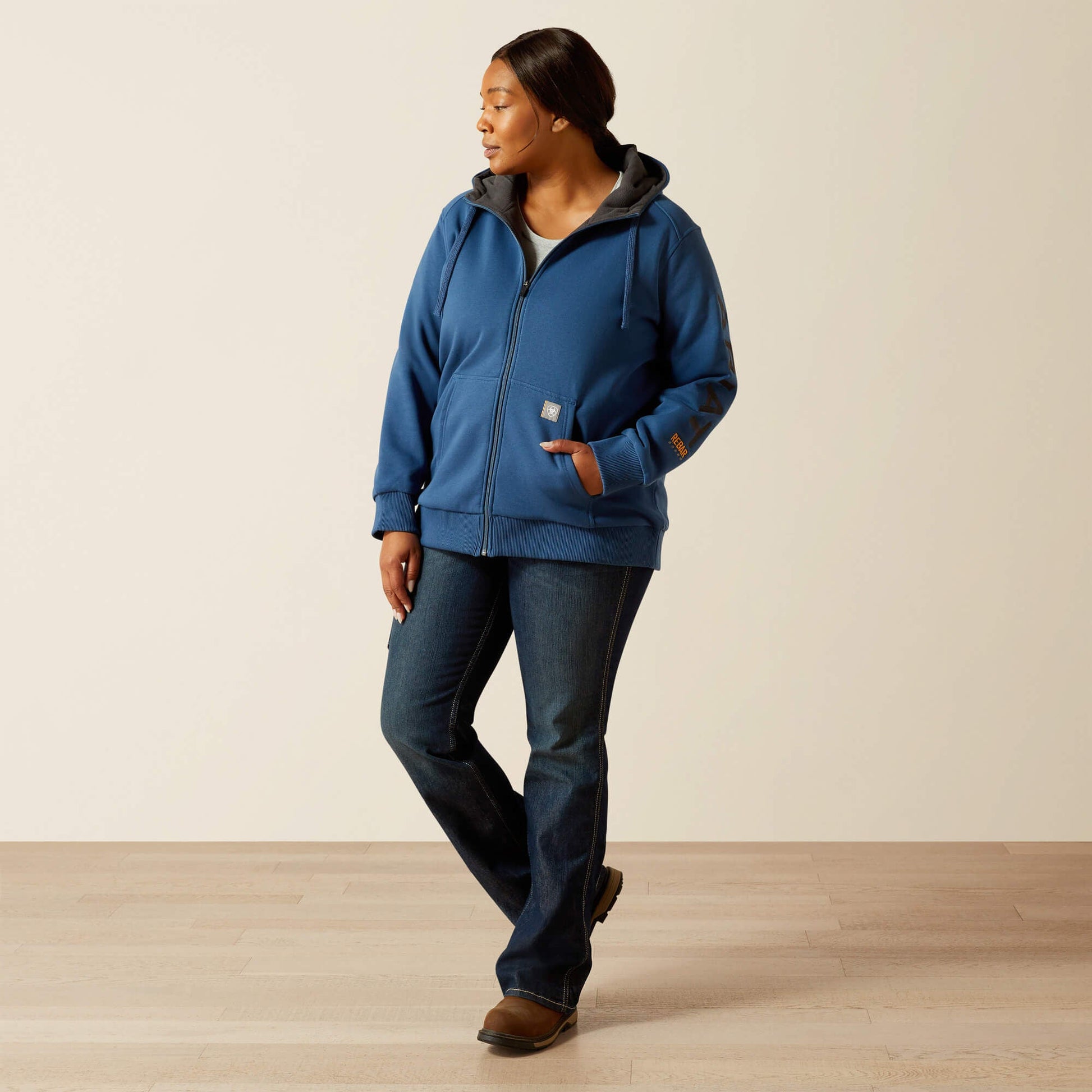 Rebar All-Weather Full Zip Hoodie Women | Ariat for sale