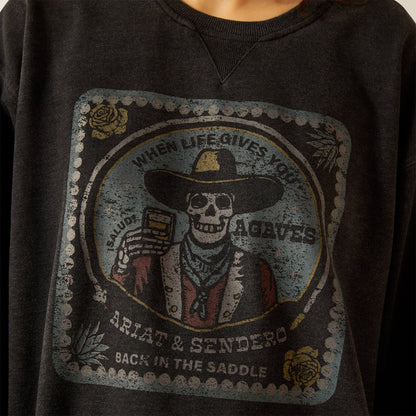 Oversize Sendero When Life Gives You Agaves Sweatshirt Women | Ariat discount