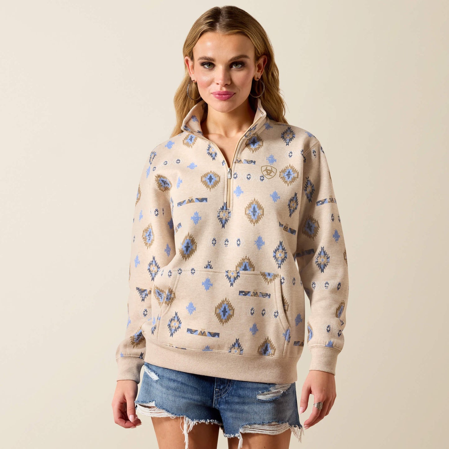 Sapphire 1/2 Zip Sweatshirt Women | Ariat for sale