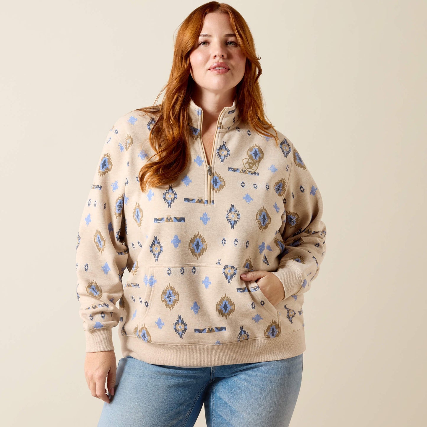 Sapphire 1/2 Zip Sweatshirt Women | Ariat for sale