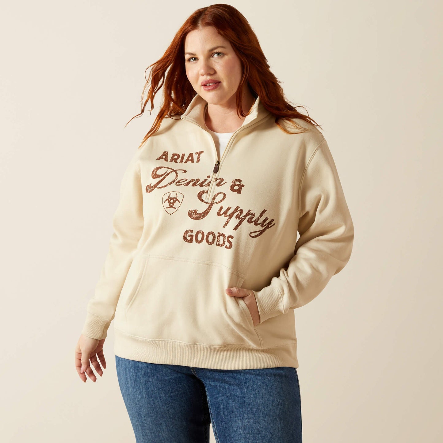Denim and Supply 1/2 Zip Sweatshirt Women | Ariat online shop