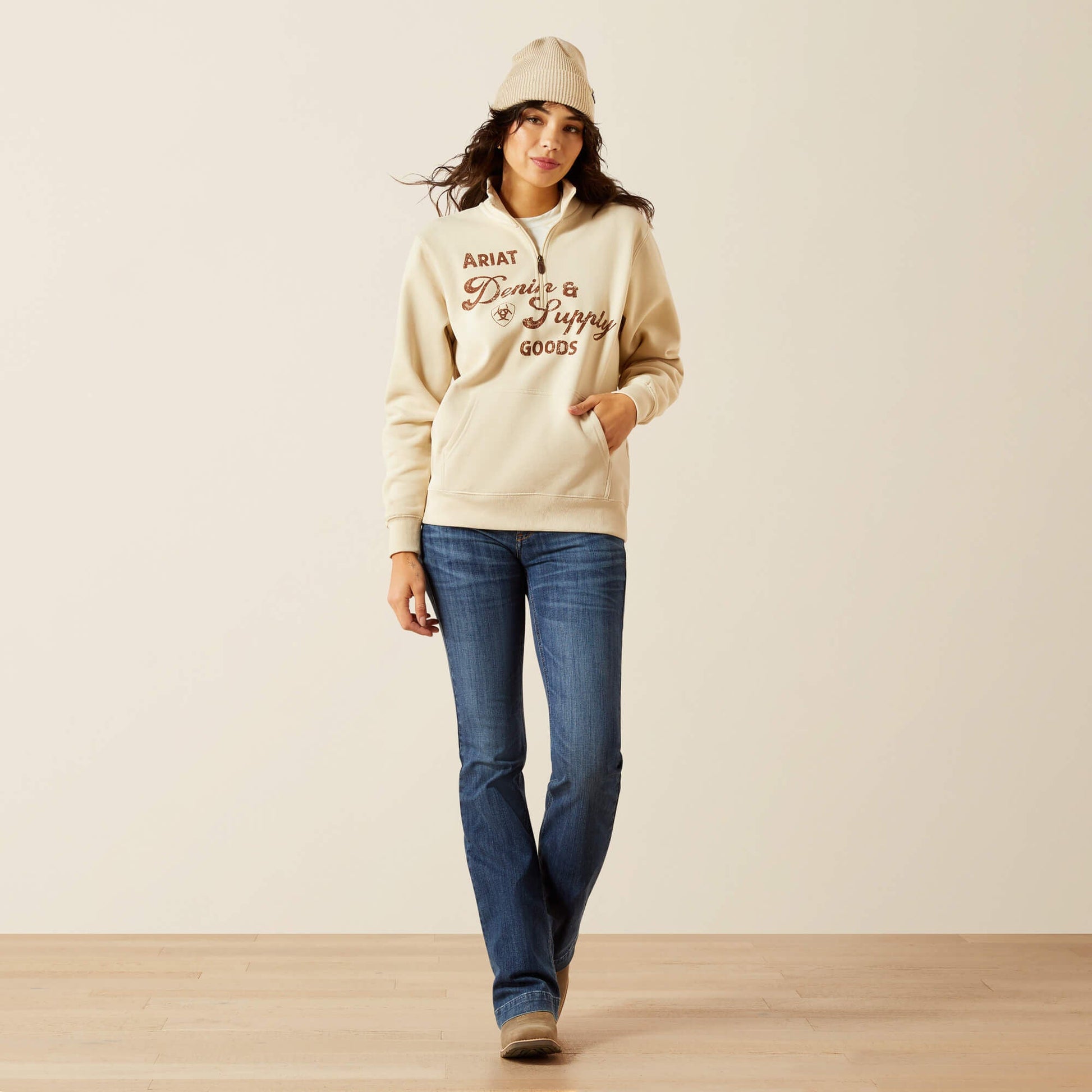 Denim and Supply 1/2 Zip Sweatshirt Women | Ariat online shop