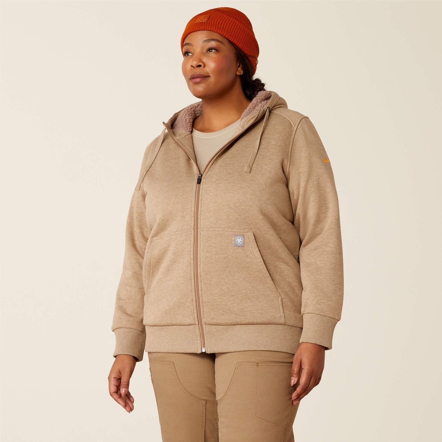 Rebar All-Weather Sherpa Full Zip Hoodie Women | Ariat online
