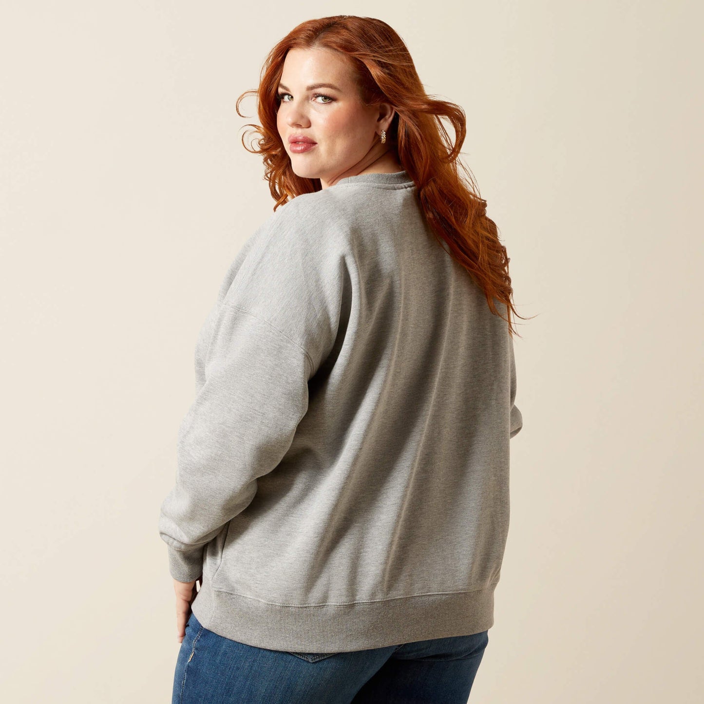 Scorpion Script Oversized Sweatshirt Women | Ariat on sale