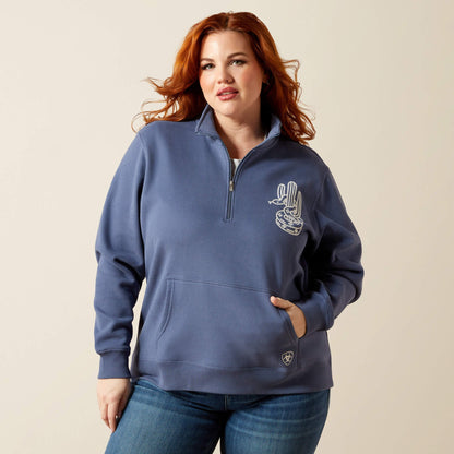 Quarry 1/2 Zip Sweatshirt Women | Ariat sale