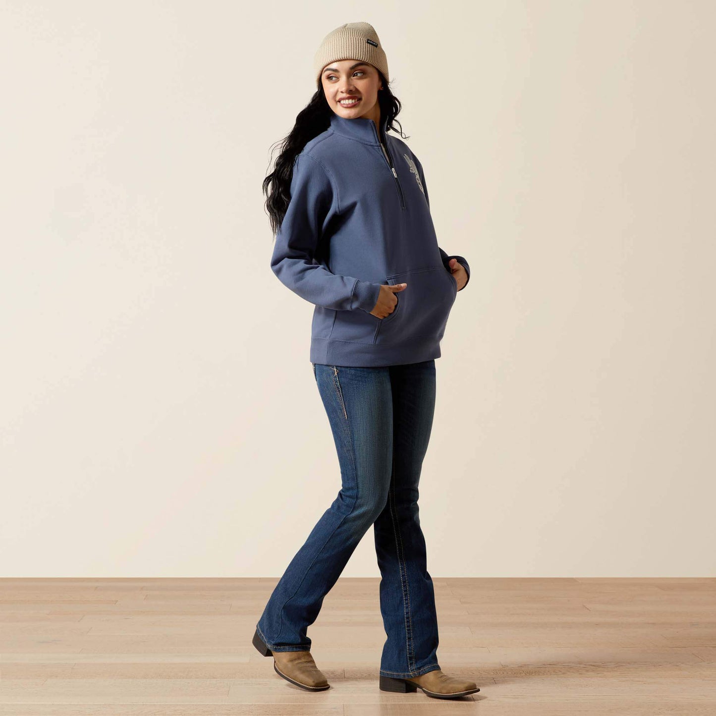 Quarry 1/2 Zip Sweatshirt Women | Ariat sale