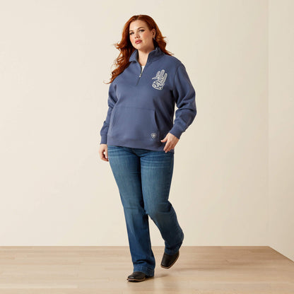 Quarry 1/2 Zip Sweatshirt Women | Ariat sale