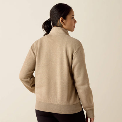 Rebar Lightweight Mock 1/2 Zip Sweatshirt Women | Ariat for sale