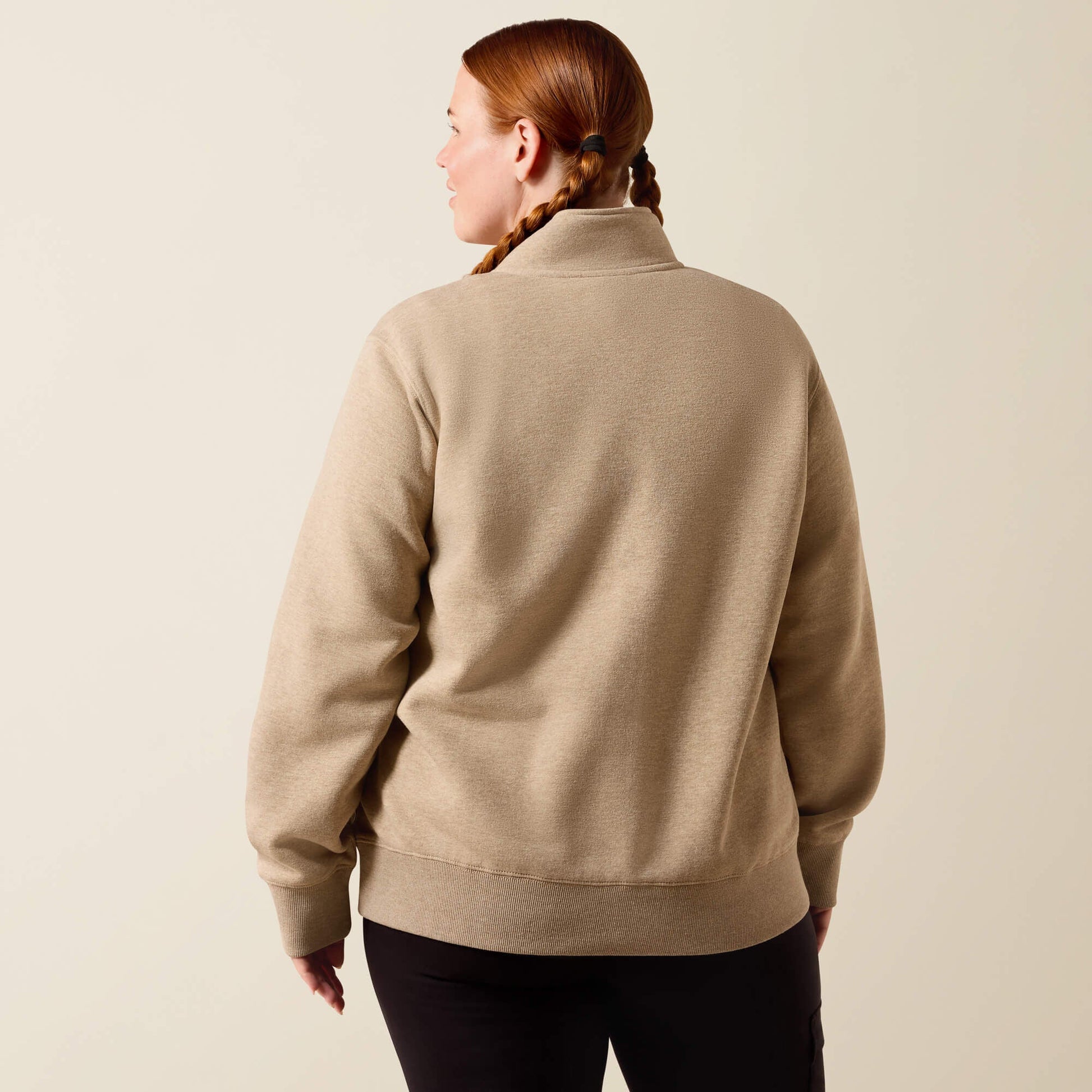 Rebar Lightweight Mock 1/2 Zip Sweatshirt Women | Ariat for sale